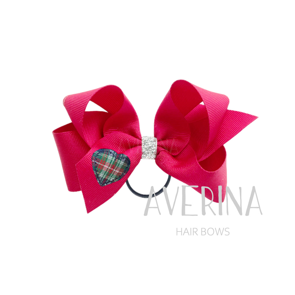 LEONOR-パフ:L クランベリーヘアタイ(中)