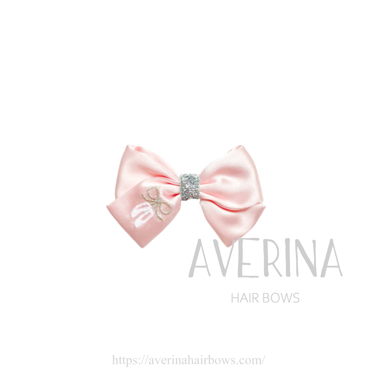 Liina-M-Pink-Silky Bow Hair Slide