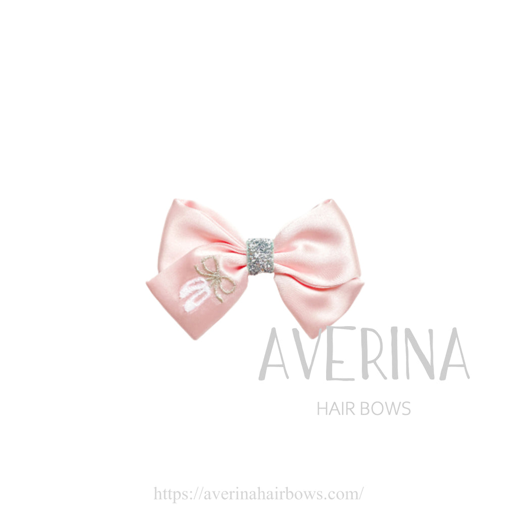 Liina-M-Pink-Silky Bow Hair Slide