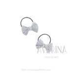 SOPHIA-XS Grey【Pair】Hair Ties