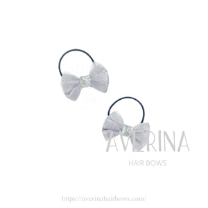 SOPHIA-XS Grey【Pair】Hair Ties