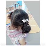 CLARICE ロンディ〈ヘアタイ〉キラキラホワイトチュール｜ころんとキャンディフォルム