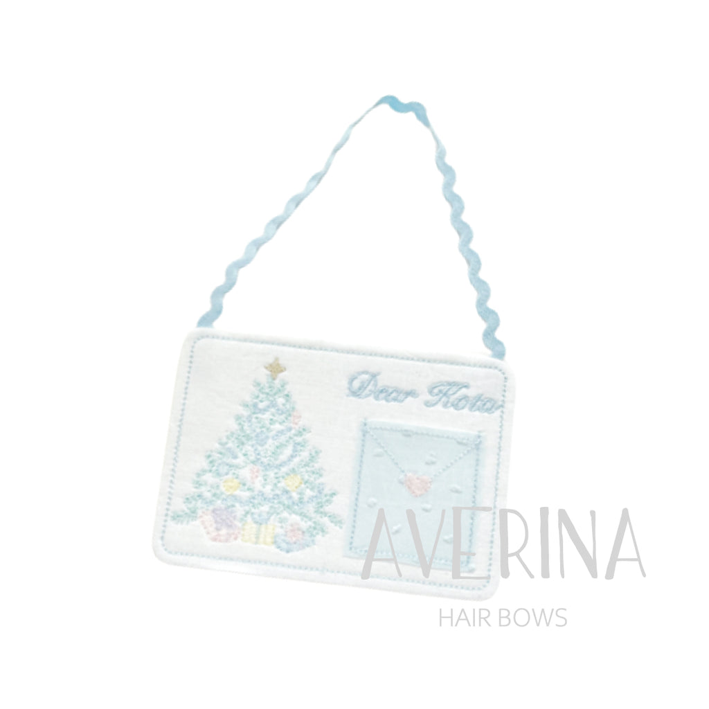 Dear Santa-Christmas Tree Ornament-Blue