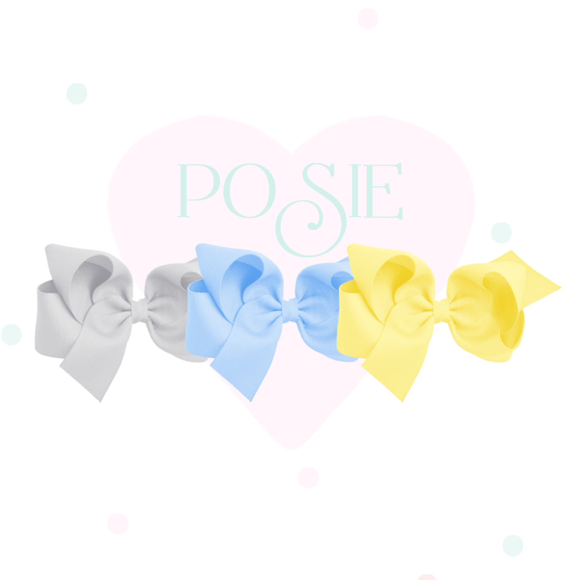 POSIE-パフ:L ヘアバンド-お好きなカラーからお選びください