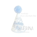 Mason-Toile de Jouy Birthday Hat Blue