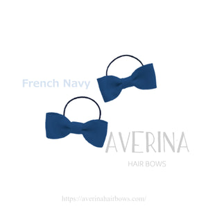 BELLE-M French navy【Pair】Hair Tie