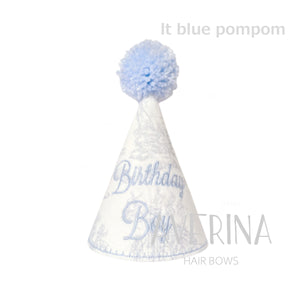 Mason-Toile de Jouy Birthday Hat Blue