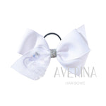 LURA-L Vanilla White Hair Tie Swan