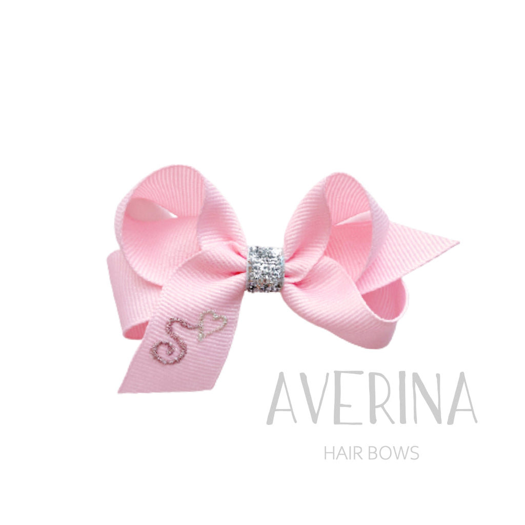 【AVERINA Express商品】<イニシャルS>：HATTIE-M Heart Blush Ribbon ヘアゴム細